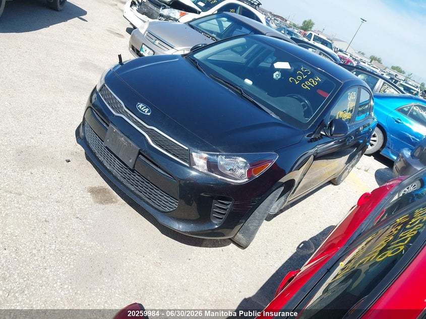 Vin: 3kpa24abxje150230, lot: 10270968, kia rio lx 20182