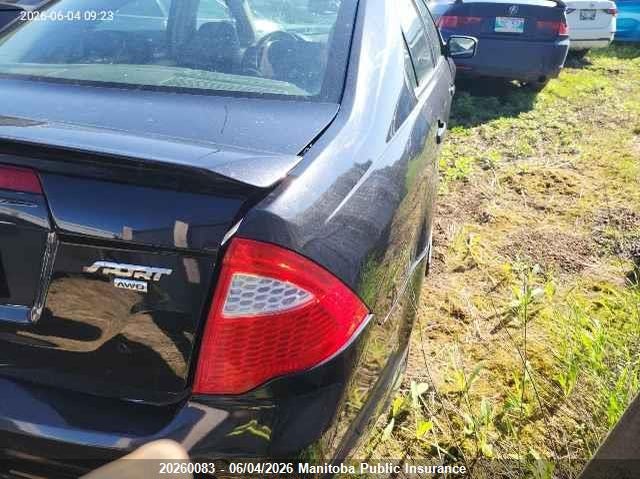 Vin: 3fahp0dc4ar288955, lot: 10271067, ford fusion sport v6 20104