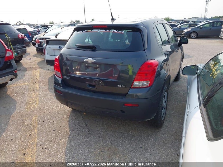 Vin: 3gncjkeb2el198470, lot: 10271321, chevrolet trax ls 20144