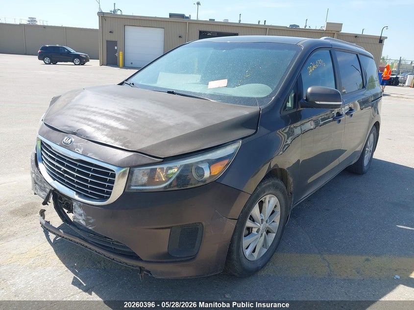 Vin: kndmb5c11f6071551, lot: 10271380, kia sedona lx 20152