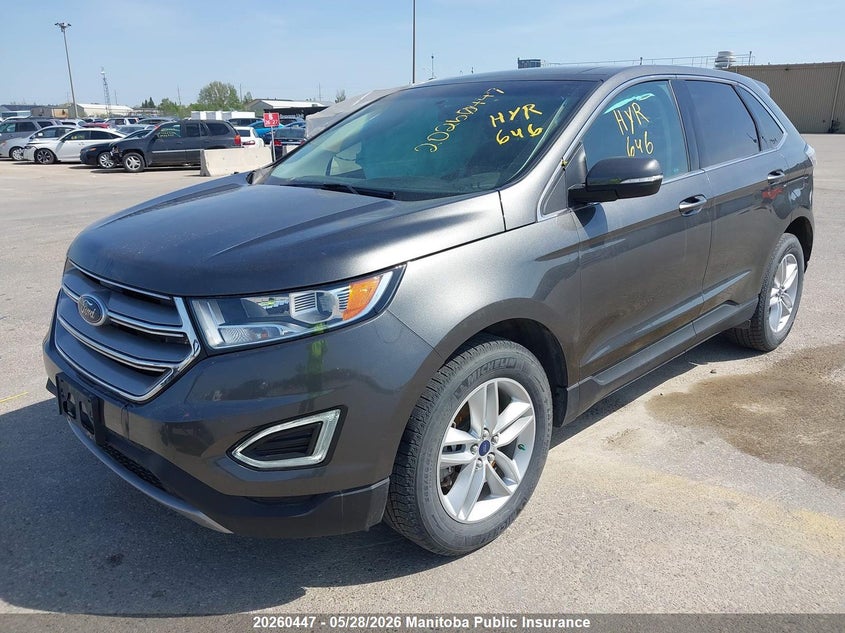 Vin: 2fmpk4j80hbb48496, lot: 10271431, ford edge sel 20172