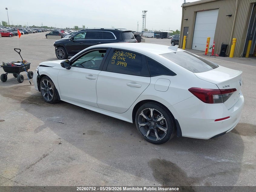 Vin: 2hgfe4f83sh014491, lot: 10271736, honda civic sport touring hev null 20253
