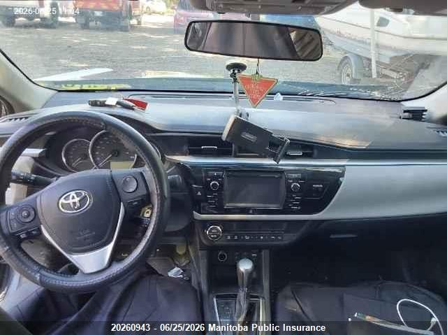2016 TOYOTA COROLLA SEDAN 1.8L I4 FI DOHC 16V NF4