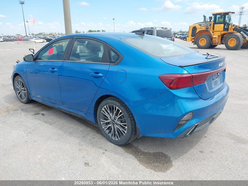 Vin: 3kpf54ad7ne502863, lot: 10271937, kia forte gt line 20223