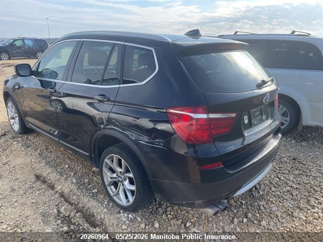 Vin: 5uxwx9c52d0a23627, lot: 10271948, bmw x3 28i 20133
