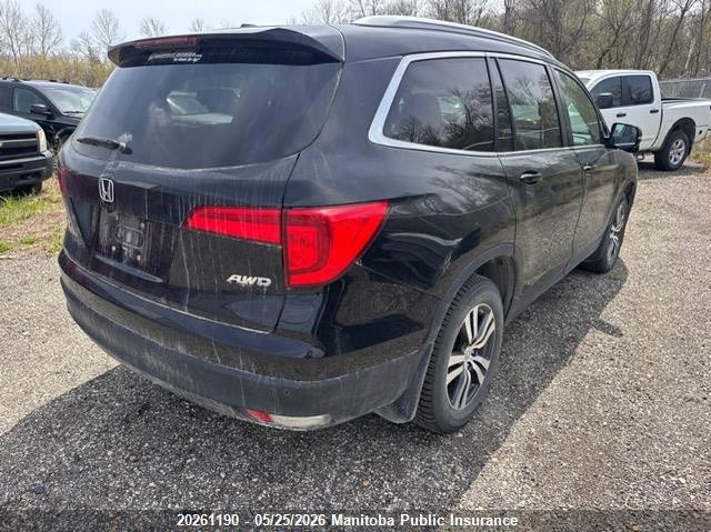 Vin: 5fnyf6h74hb500357, lot: 10272174, honda pilot ex-l 20174