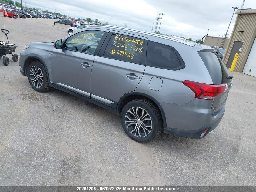Vin: ja4jz3ax8gz609523, lot: 10272190, mitsubishi outlander se 20163