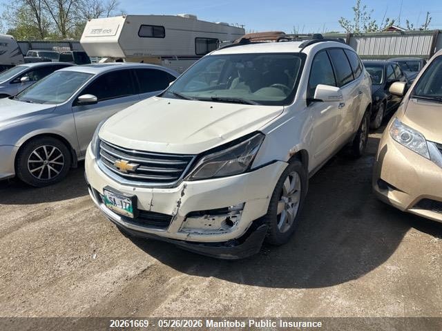 Vin: 1gnkvgkd8dj106044, lot: 10272653, chevrolet traverse lt 20132