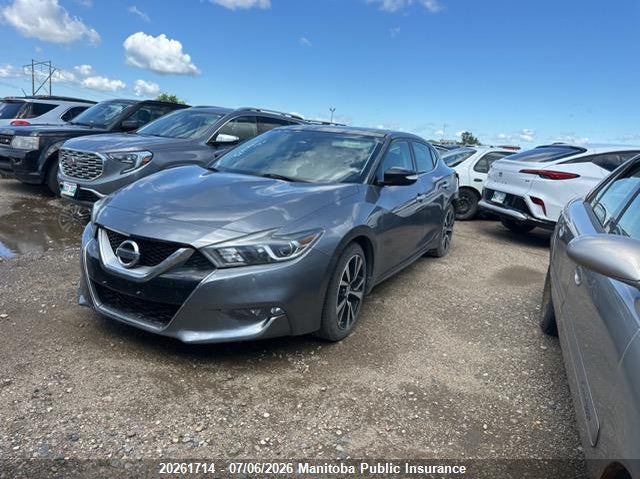 2017 Nissan Maxima, Rear, IAAI, VIN 1N4AA6AP1HC362239 — photo 2