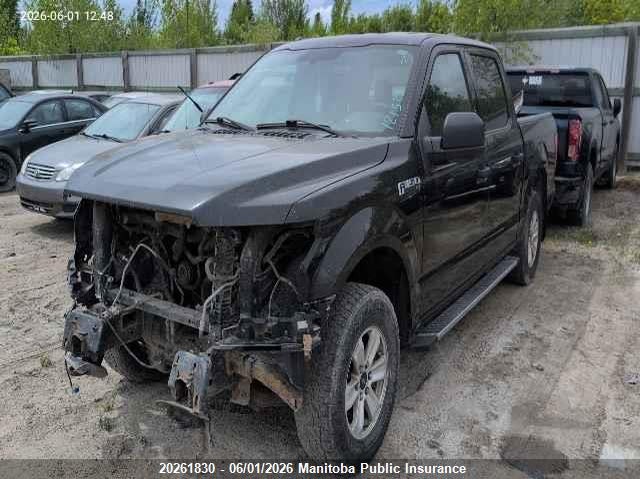 2015 Ford F-150 lightning 3.5 F150 Xl Supercrew black Lot 111020261830 Vin 1FTEW1E81FFB26799