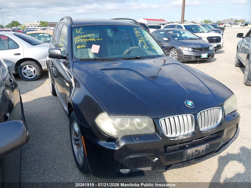 2007 BMW X3 SPORT UTILITY VEHICLE GAS