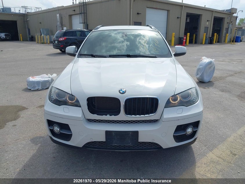 2012 BMW X6 35I white Lot 111020261970 Vin 5UXFG2C55CL780667