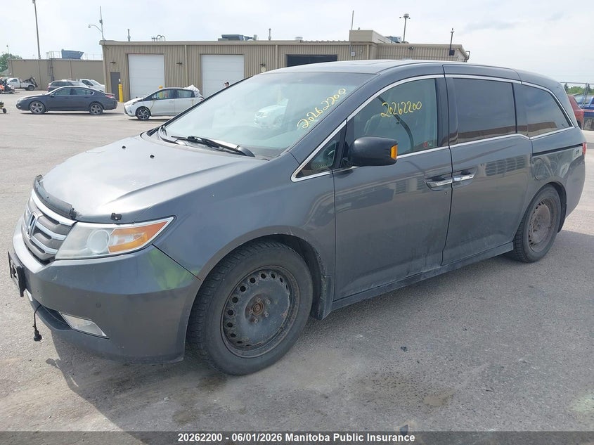 Vin: 5fnrl5h9xcb503121, lot: 10273184, honda odyssey touring 20122