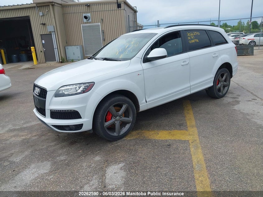Vin: wa1dgcfe9ed020792, lot: 10273574, audi q7 v6 20142