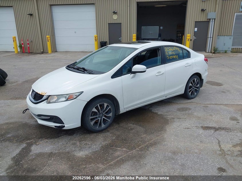 Vin: 2hgfb2f58fh004855, lot: 10273580, honda civic ex 20152