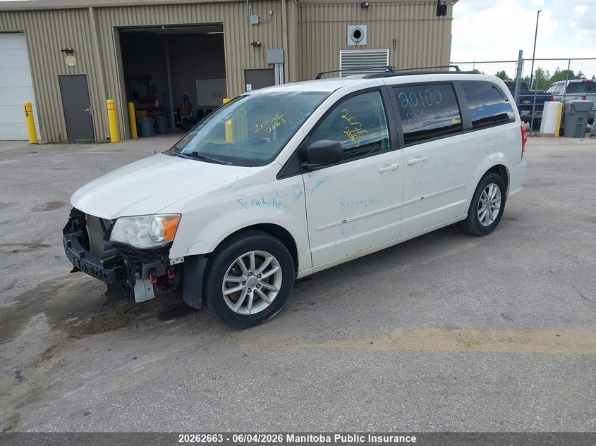 2013 Dodge Grand caravan Grand Se/Sxt white Lot 111020262663 Vin 2C4RDGBG7DR679677