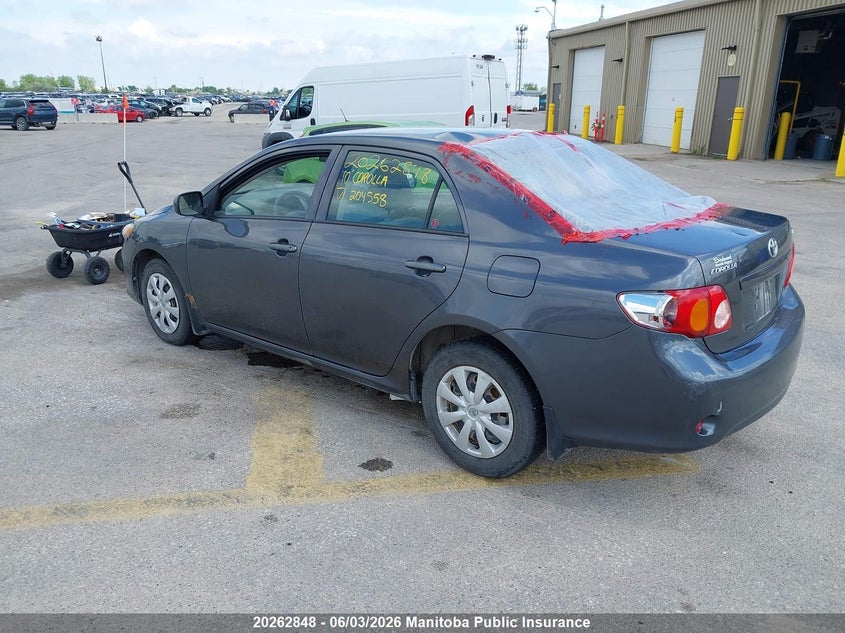 2010 Toyota Corolla Ce grey Lot 111020262848 Vin 2T1BU4EE6AC204558
