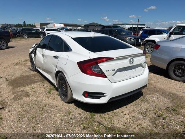 Vin: 2hgfc1f93jh105904, lot: 10274088, honda civic touring 20183