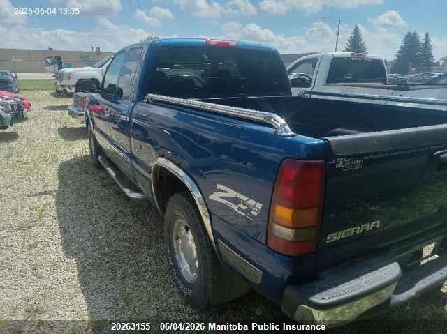 2003 GMC SIERRA 1500 EXT CAB PICKUP 5.3L V8 FI OHV F