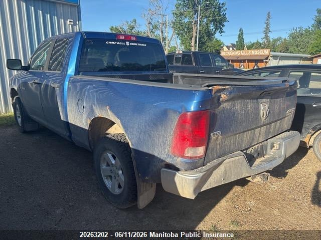 2010 DODGE RAM 1500 SLT QUAD CAB PICKUP 5.7L V8 FI OHV 16V NF2