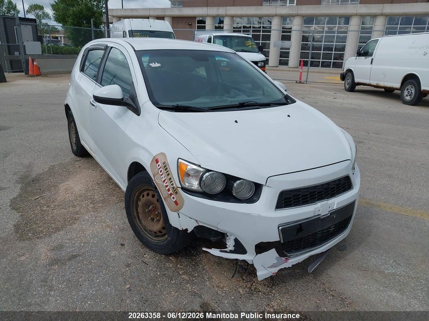 2013 Chevrolet Sonic Lt VIN: 1G1JC6EH3D4235769 Lot: 20263358