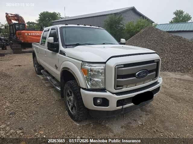 2016 FORD F250 SD LARIAT CREW CAB