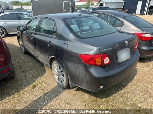 Vin: 2t1bu4ee7ac383760, lot: 10274779, toyota corolla le 20103