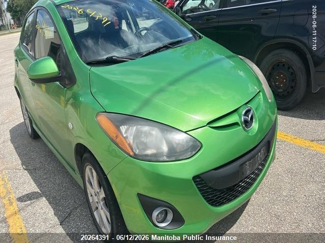 2012 Mazda 2 Mazda Gs VIN: JM1DE1LY8C0138576 Lot: 20264391