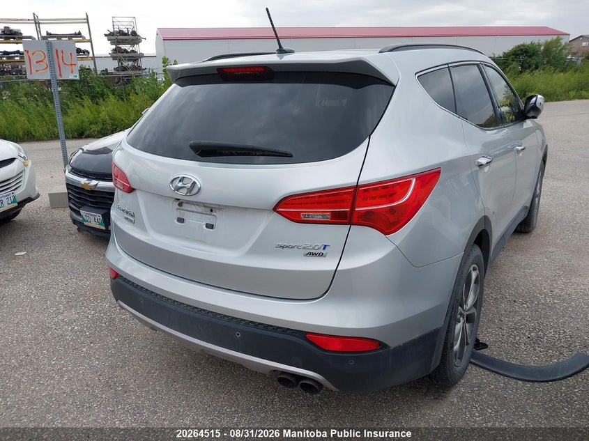 Vin: 5xyzudla0eg159173, lot: 10275499, hyundai santa fe sport 2.0t 20144