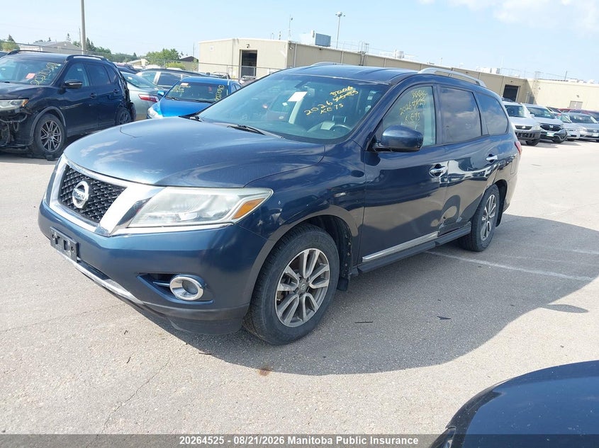 Vin: 5n1ar2mm8ec626707, lot: 10275509, nissan pathfinder sl 20142