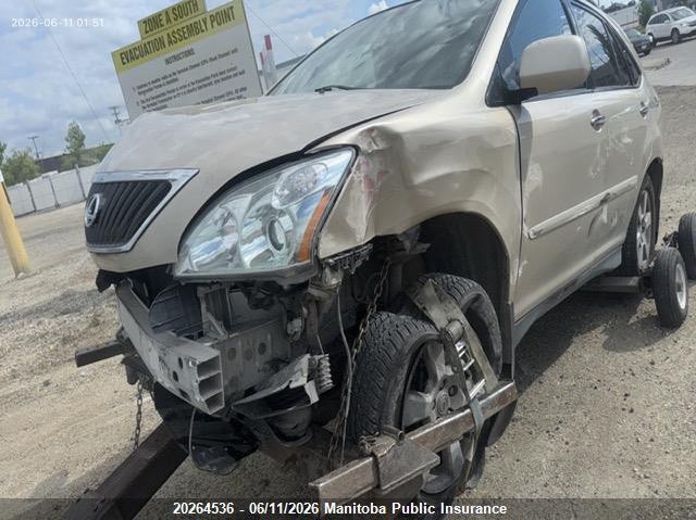 2008 Lexus RX, Front, IAAI, VIN 2T2HK31U08C051849 — photo 2