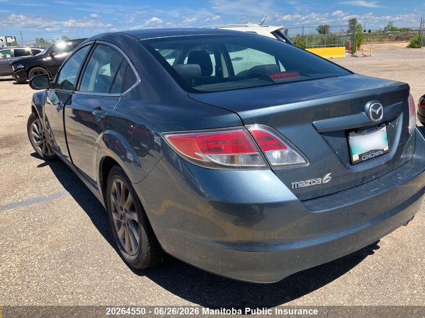 2013 MAZDA 6 SEDAN 2.5L I4 FI DOHC 16V NF4