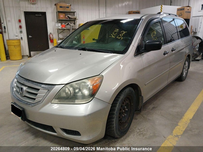 2008 Honda Odyssey, Град, IAAI, VIN 5FNRL382X8B509872 — фото 2
