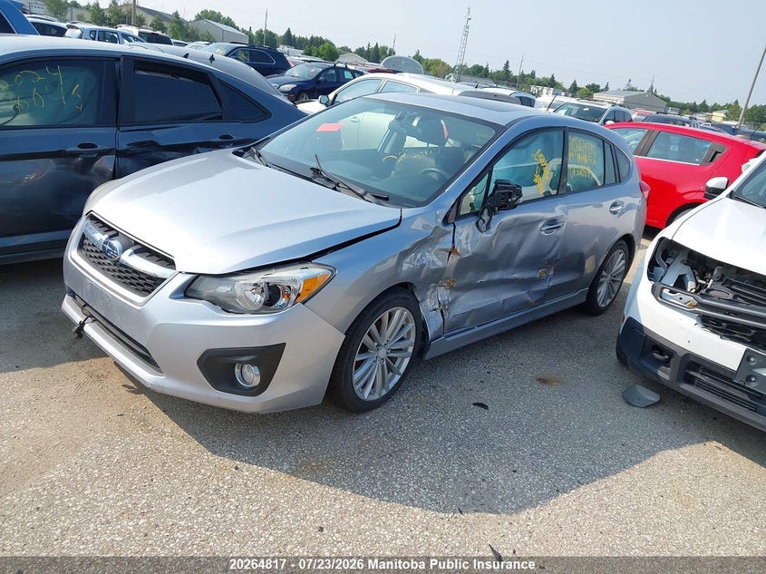 Vin: jf1gpak61e8325594, lot: 10275801, subaru impreza 2.0i 20142