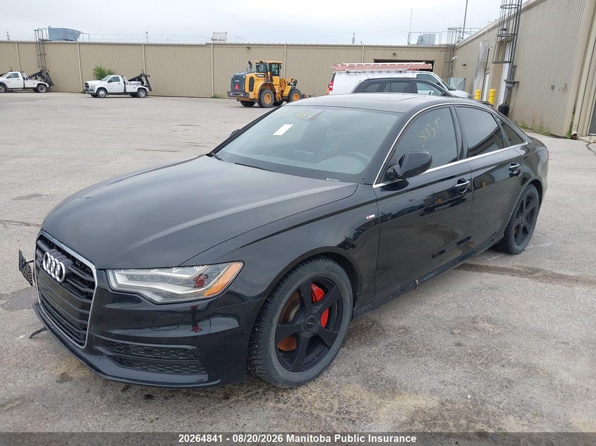 Vin: waubgcfc9cn019058, lot: 10275825, audi a6 3.0t quattro 20122