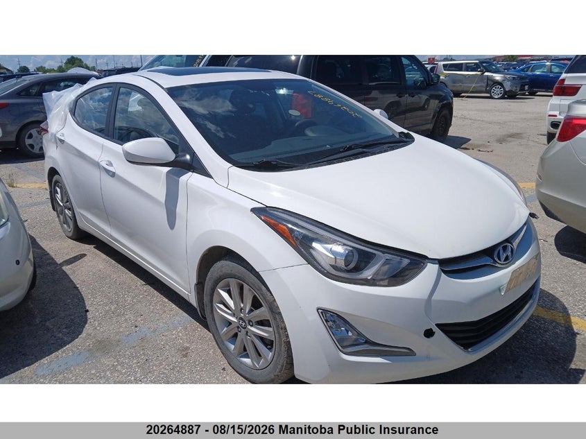 Vin: kmhdh4ae0fu436923, lot: 10275871, hyundai elantra se 2015 img_1