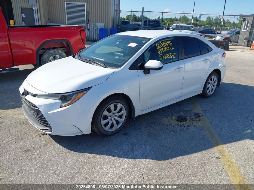 Vin: 5yfb4mde8pp005845, lot: 10275882, toyota corolla le 20232