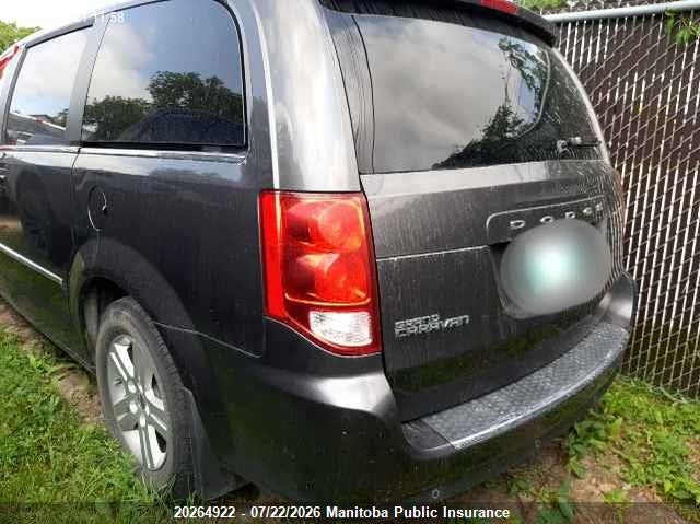 Vin: 2c4rdgdg4gr378785, lot: 10275906, dodge grand caravan crew 20163