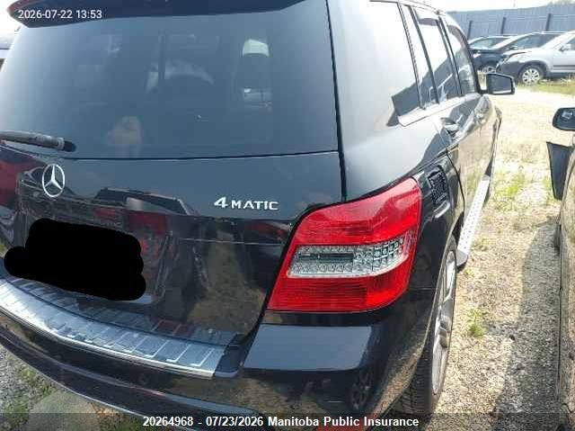 Vin: wdcgg8hb9cf814559, lot: 10275952, mercedes benz glk350 20124