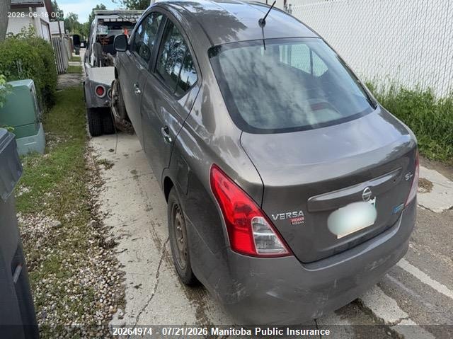 Vin: 3n1cn7ap7cl907437, lot: 10275958, nissan versa 1.6 sl 20123