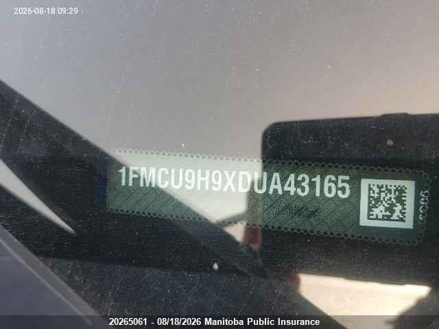 2013 FORD ESCAPE SPORT UTILITY VEHICLE 2.0L I4 FI DOHC 16V NF4