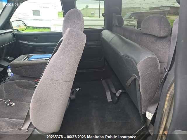 2002 GMC SIERRA 1500 EXT CAB PICKUP 5.3L V8 FI OHV F