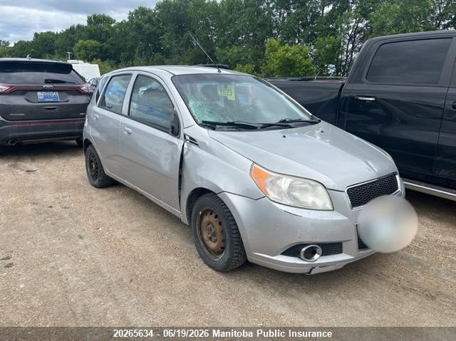 2009 Chevrolet Aveo Ls VIN: KL1TV65E49B377459 Lot: 20265634