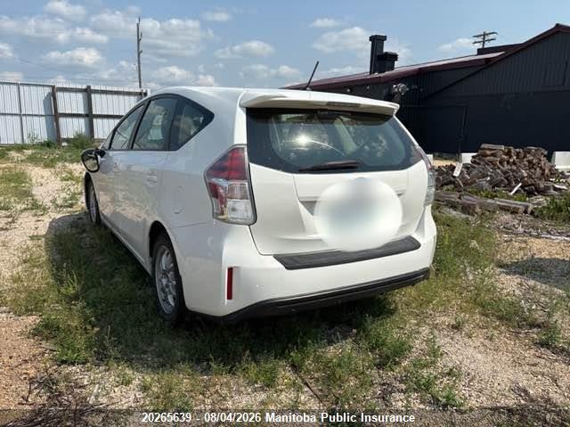Vin: jtdzn3eu5jj075133, lot: 10276623, toyota prius v 20183