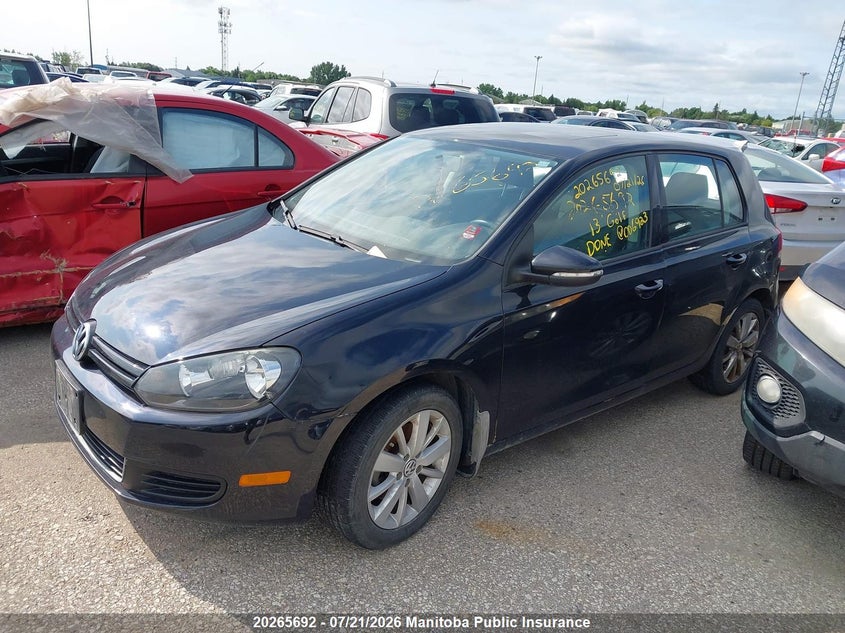 2013 Volkswagen Golf 2.5 VIN: WVWDA7AJ8DW006923 Lot: 20265692