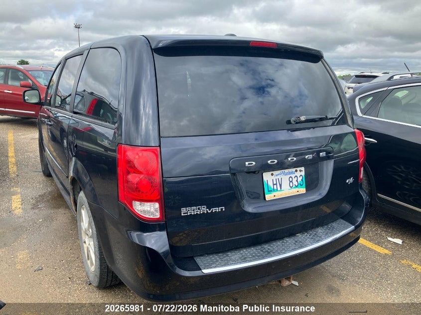 Vin: 2d4rn7dg6br723615, lot: 10276965, dodge grand caravan r/t 20114