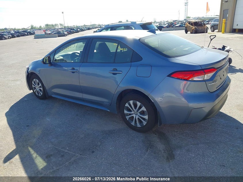 Vin: jtdbdmhe6p3003644, lot: 10277010, toyota corolla le hybrid null 20233