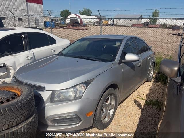 Vin: 1g1pe5sb1f7214757, lot: 10277041, chevrolet cruze lt turbo 20152