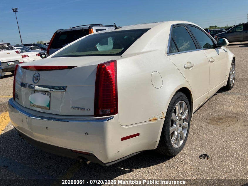 2008 Cadillac Cts 3.6L VIN: 1G6DT57V080183762 Lot: 20266061