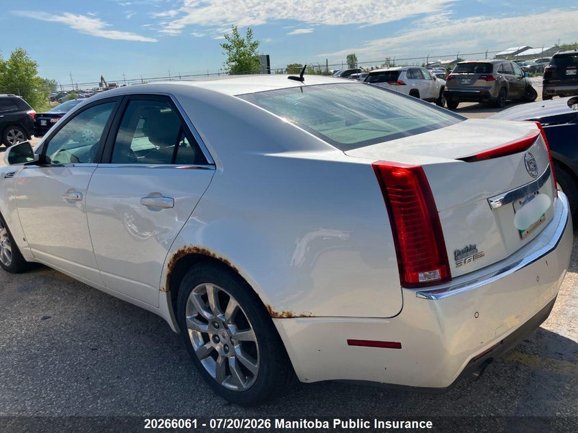 2008 Cadillac Cts 3.6L VIN: 1G6DT57V080183762 Lot: 20266061